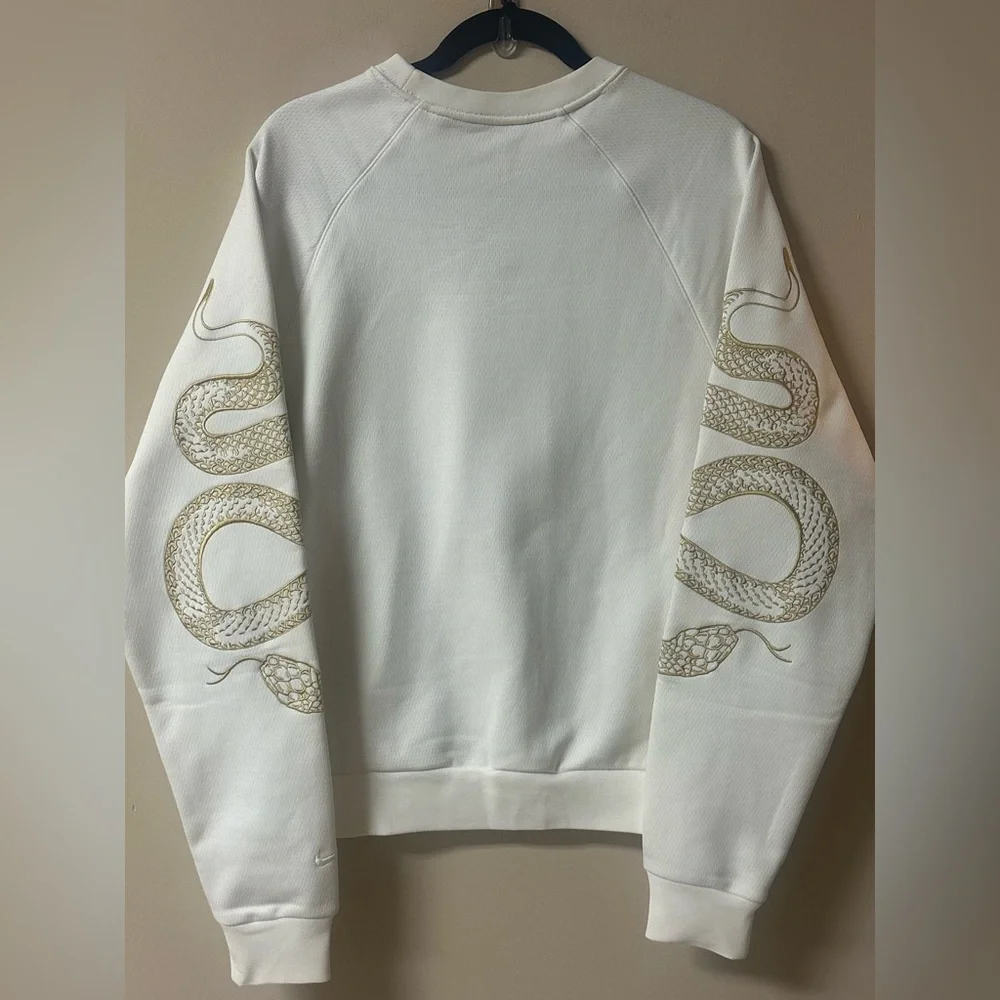 NWT Nike Kobe "Year of the Mamba" Therma-Fit Crewneck Sweatshirt in Sail/Black - Picture 5 of 8